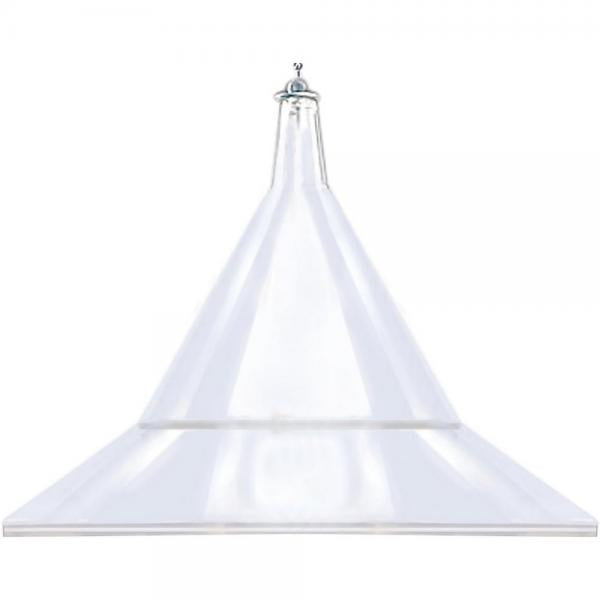 Mandarin Clear 17 inch Hanging Baffle
