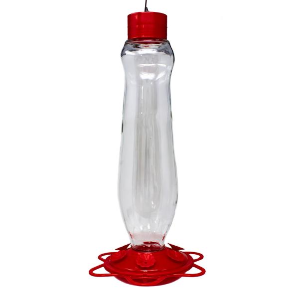 Glass Bottle 32oz Hummingbird Feeder