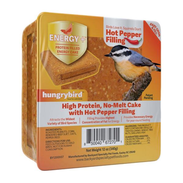 Energy+ Hot Pepper Suet Cake 12oz