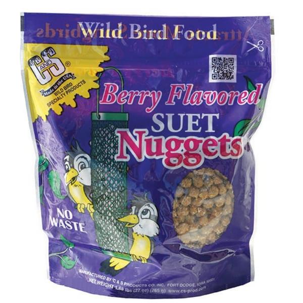Berry Flavored Suet Nuggets 27 oz Plus Freight