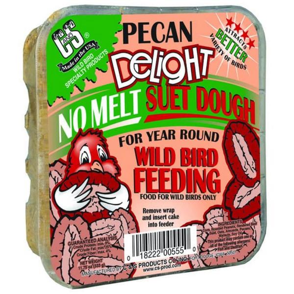 11.75 oz. Pecan Delight No Melt Suet Dough Plus Freight