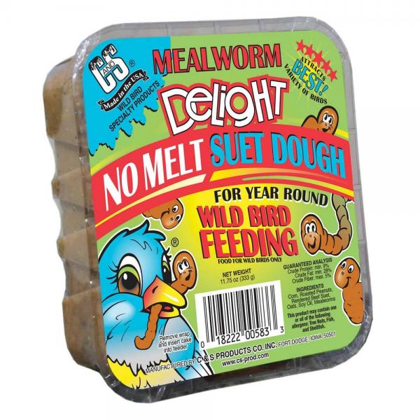 Mealworm Delight No Melt Suet Dough Plus Freight