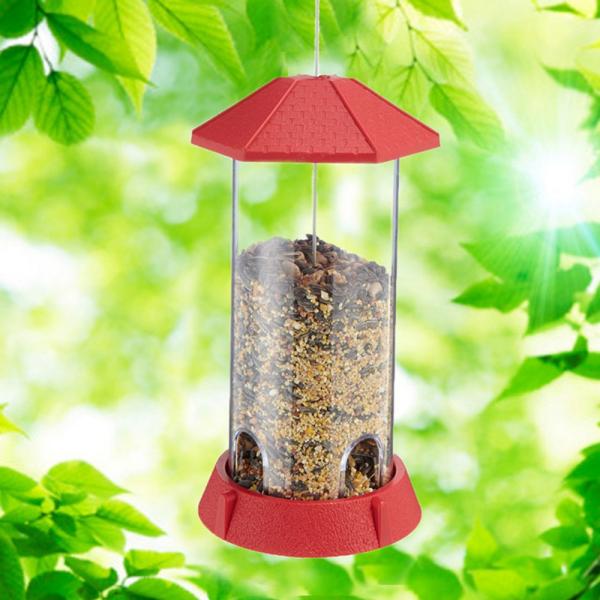 Red Gazebo Birdfeeder
