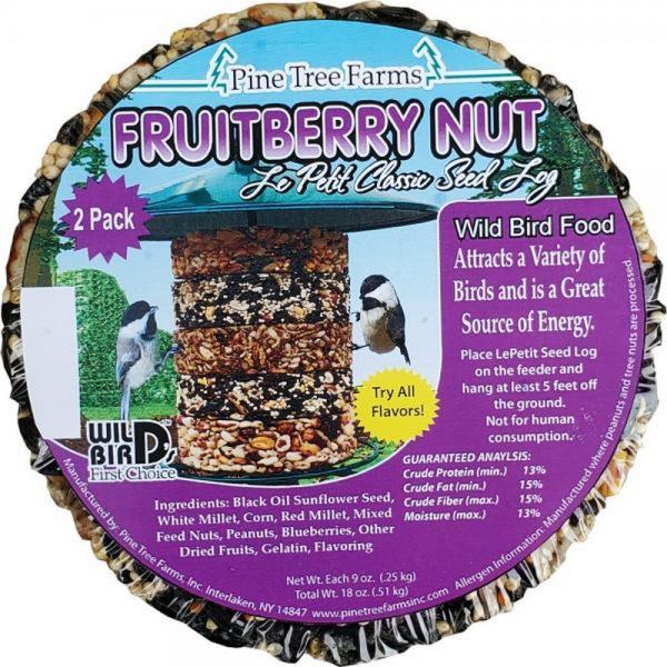 8oz Le Petit Fruit Berry Nut Classic Seed Log 2 pack Plus Freight