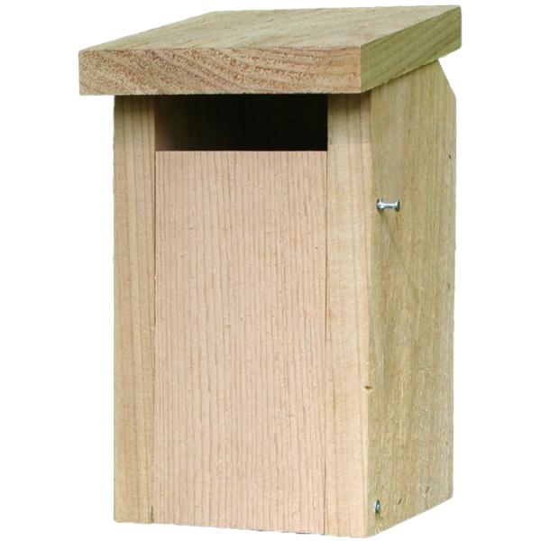 Cedar Bluebird House with Slot Entrance