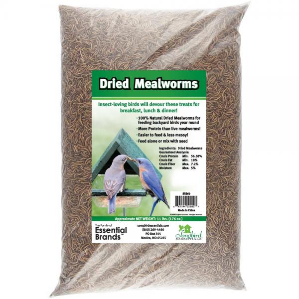 11 Pound Bulk Mealworm Bag