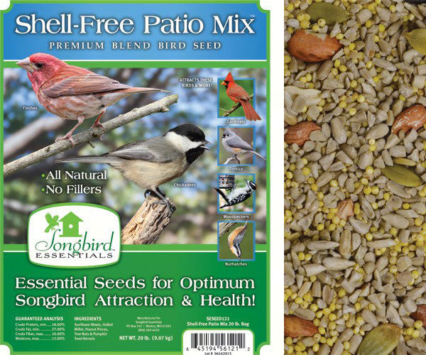 Shell Free Patio Mix 20lb bag plus freight