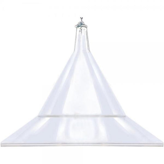 Mandarin Clear 17 inch Hanging Baffle
