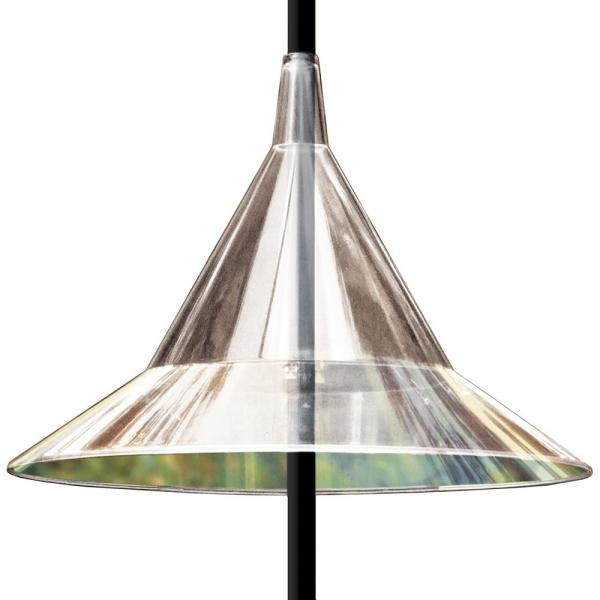 Clear 17 inch Pole Baffle