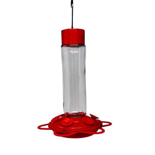 Glass Bottle 10oz Hummingbird Feeder
