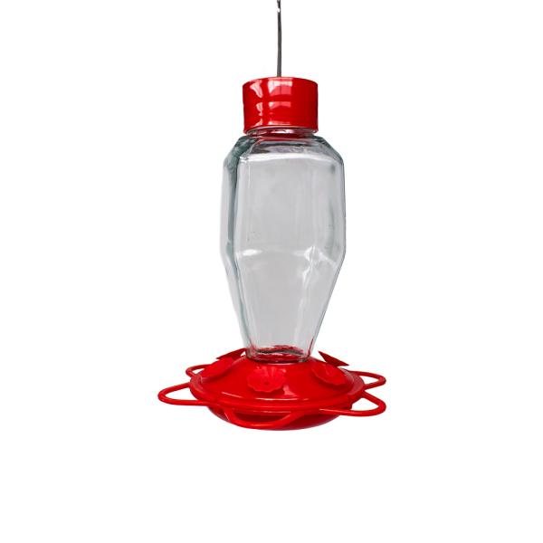 Glass Bottle 20oz Hummingbird Feeder