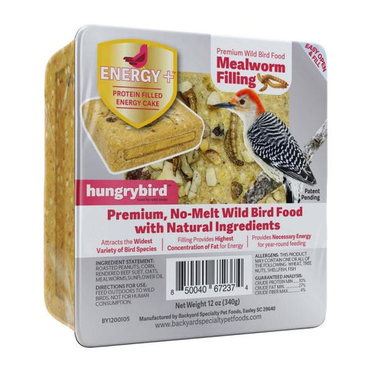 Energy+ Mealworm Suet Cake 12oz