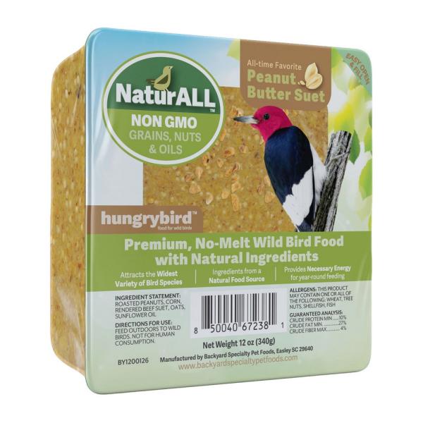 NaturAll Peanut Butter Suet Cake 12oz