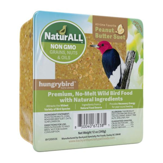 NaturAll Peanut Butter Suet Cake 12oz