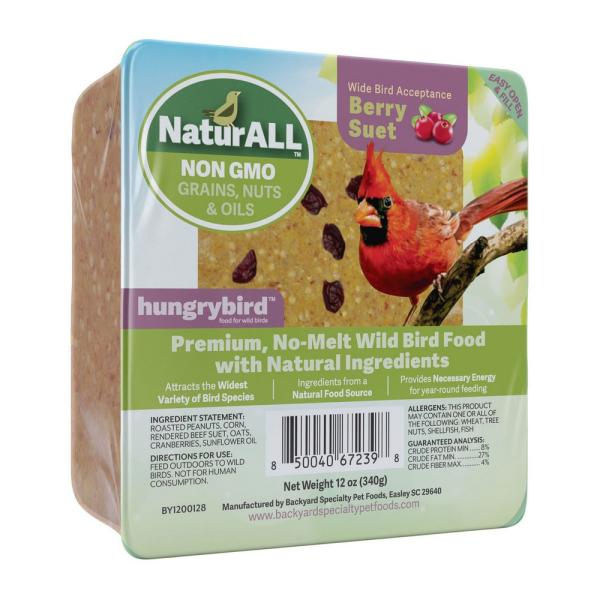 NaturAll Berry Suet Cake 12oz plus freight
