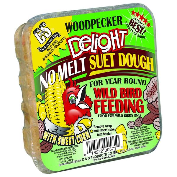 11.75 oz. Woodpecker Delight No Melt Suet Dough Plus Freight