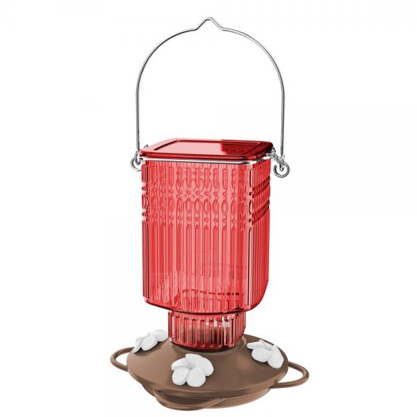 Carnation Antique Gravity Hummingbird Feeder 22oz