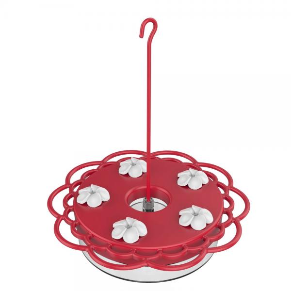 2-in-1 Plastic Dish Hummingbird Feeder 13oz