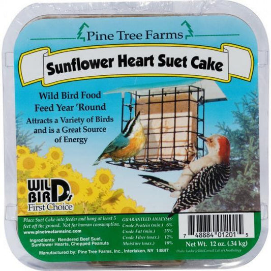 12 oz Sunflower Heart Suet Plus Freight