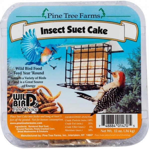 12 oz Insect Suet Cake Plus Freight