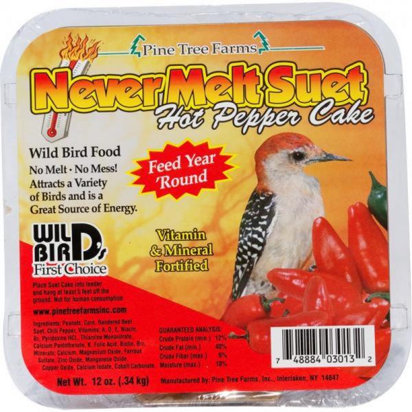 12 oz Never Melt Suet Hot Pepper Plus Freight