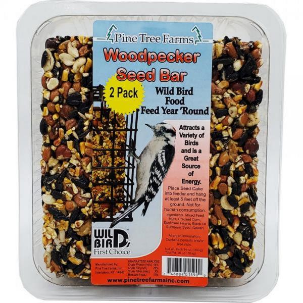 14oz Woodpecker Seed Bars 2 Pack Plus Freight