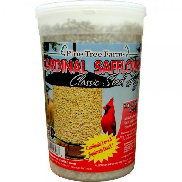 26oz Cardinal Safflower Classic Seed Log Plus Freight
