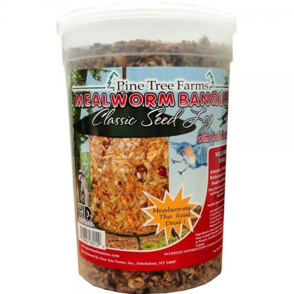 72oz Mealworm Banquet Classic Seed Log Plus Freight