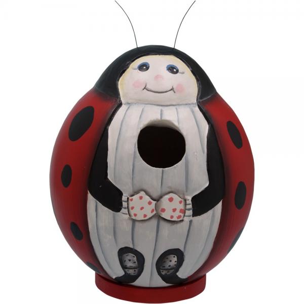 Ladybug Gord-O Bird House