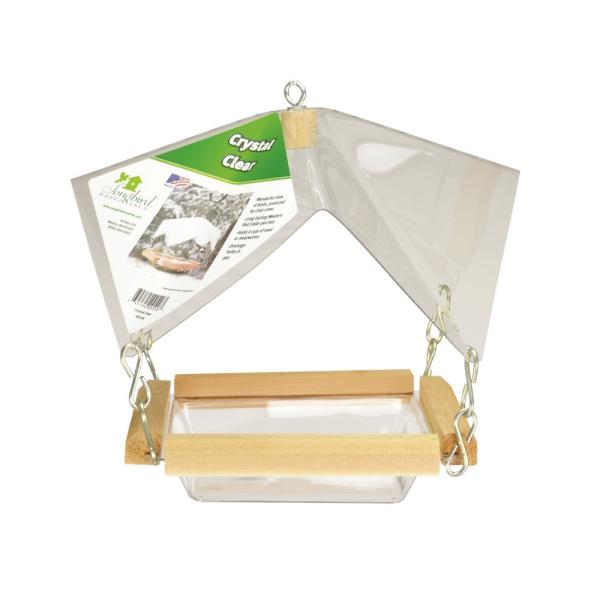 Crystal Clear 11 Inch Feeder with Cover