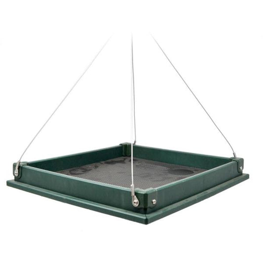 12.5 Inch Green Hanging Platform Feeder