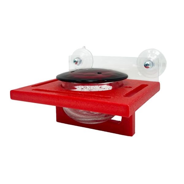 Red Window Hummingbird Feeder