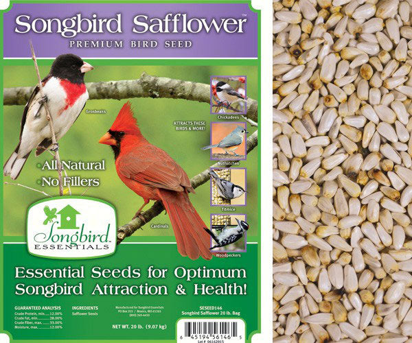 Songbird Safflower 40lbs plus freight