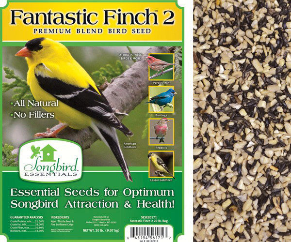 Fantastic Finch 2 20lb bag plus freight