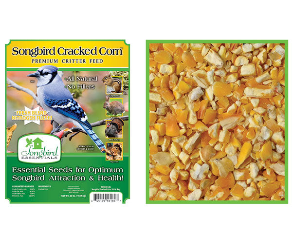 Songbird Cracked Corn 5lb bag plus freight