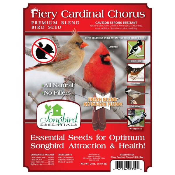Fiery Cardinal Chorus 20lb bag plus freight