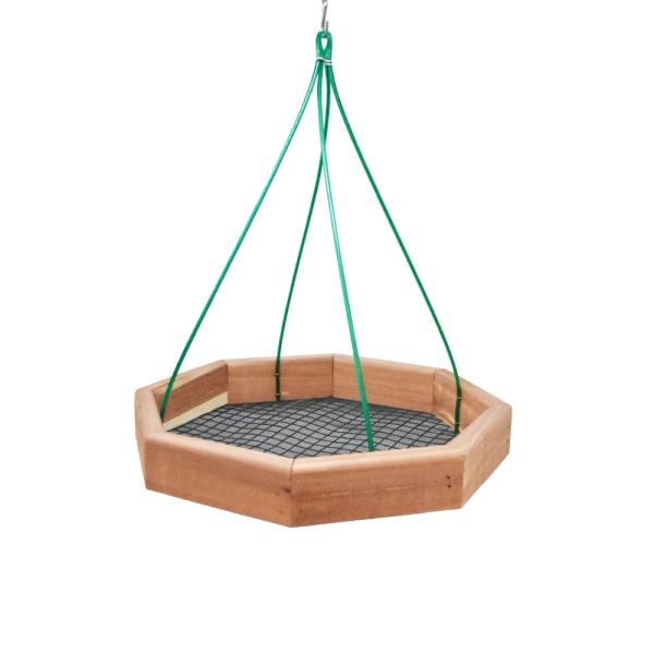 Western Red Cedar Hanging Tray Feeder