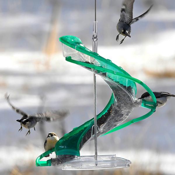 Cascade Helix 4-port Songbird Seed Feeder