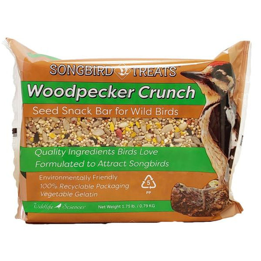 Woodpecker Crunch 1.75lb Seed Bar Plus Freight