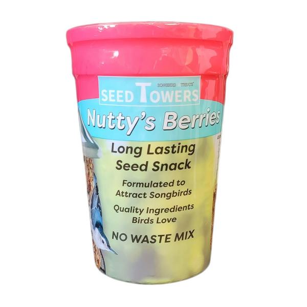 Nutty's Berries 34oz Seed Tower Plus Freight