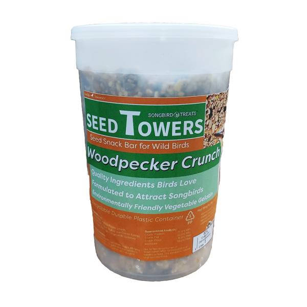 Woodpecker Crunch 72oz Seed Tower Plus Freight