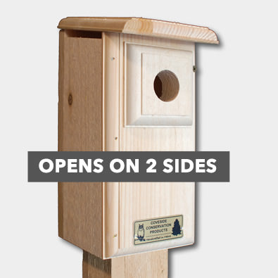 Open 2-Side Bluebird House