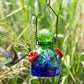 LunaLite Bell Hummingbird Feeder - Aqua/Red